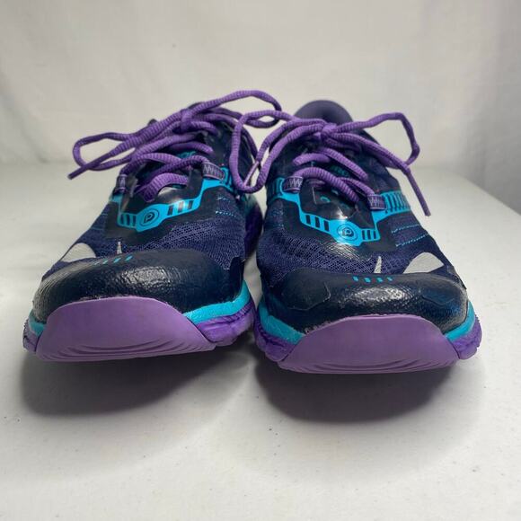 Women's Brooks Pure Grit 5 Trail Running Shoes Purple Black Size 8.5 Hiking - Picture 2 of 16